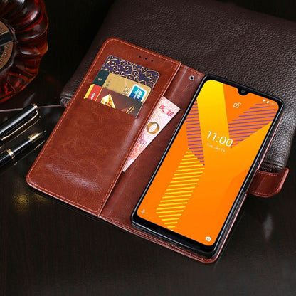 For Wiko Y62 idewei Crazy Horse Texture Horizontal Flip Leather Case with Holder & Card Slots & Wallet(Rose Red) - More Brand by idewei | Online Shopping South Africa | PMC Jewellery | Buy Now Pay Later Mobicred