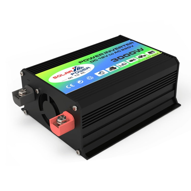 Tang I Generation 12V to 110V 3000W Modified Square Wave Intelligent Car Power Inverter with Dual USB(Black) - Modified Square Wave by PMC TechLife | Online Shopping South Africa | PMC TechLife | Buy Now Pay Later Mobicred