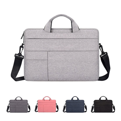 ND05SDJ Oxford Cloth + Nylon Laptop Portable Shoulder Bag, Size:15.6 inch(Deep Space Gray) - 15.6 - 17 inch by PMC Jewellery | Online Shopping South Africa | PMC Jewellery | Buy Now Pay Later Mobicred