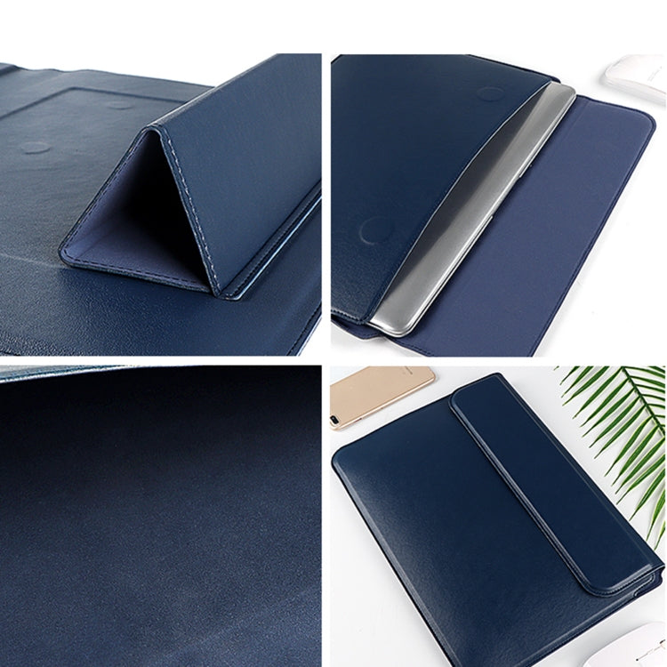 PU08 Multifunctional Notebook PU Liner Bag, Size:14.1-15.4 inch(Royal Blue) - 15 inch by PMC Jewellery | Online Shopping South Africa | PMC Jewellery | Buy Now Pay Later Mobicred