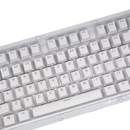 HXSJ P9 104 Keys PBT Color Mechanical Keyboard Keycaps(White) - Other by HXSJ | Online Shopping South Africa | PMC Jewellery | Buy Now Pay Later Mobicred