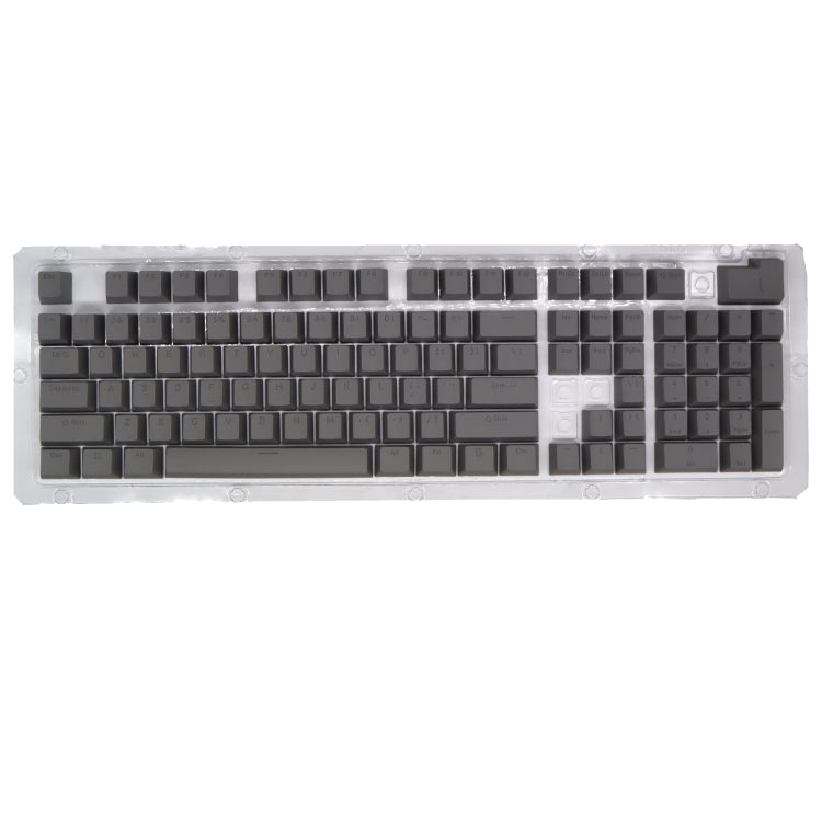 HXSJ P9 104 Keys PBT Color Mechanical Keyboard Keycaps(Grey) - Other by HXSJ | Online Shopping South Africa | PMC Jewellery | Buy Now Pay Later Mobicred