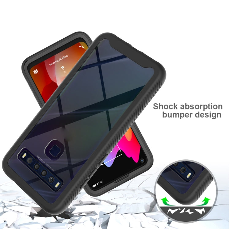 For TCL 10L Starry Sky Solid Color Series Shockproof PC + TPU Case(Black) - More Brand by PMC TechLife | Online Shopping South Africa | PMC TechLife