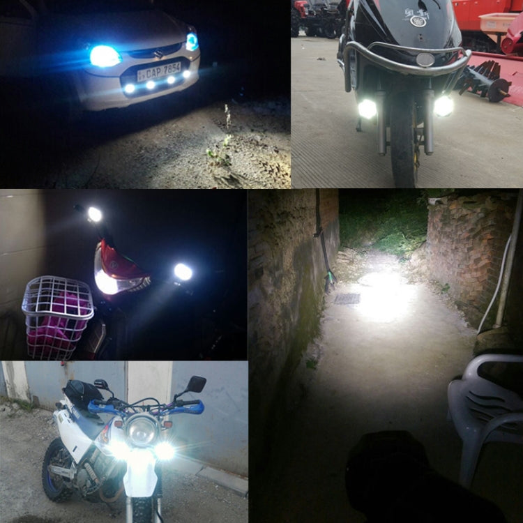 2 PCS L3C 8-85V / 16W / 5000K / 2000LM Motorcycle IP65 Waterproof External LED Spotlight - Headlights by PMC TechLife | Online Shopping South Africa | PMC TechLife | Buy Now Pay Later Mobicred