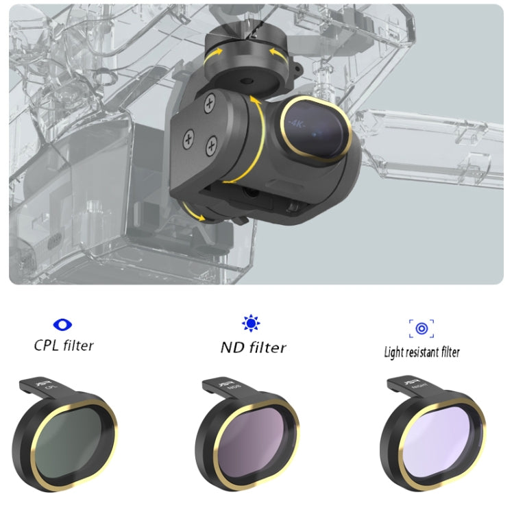JSR for FiMi X8 mini Drone 3 in 1 CPL+ ND8 + ND16 Lens Filter Kit -  by JSR | Online Shopping South Africa | PMC Jewellery