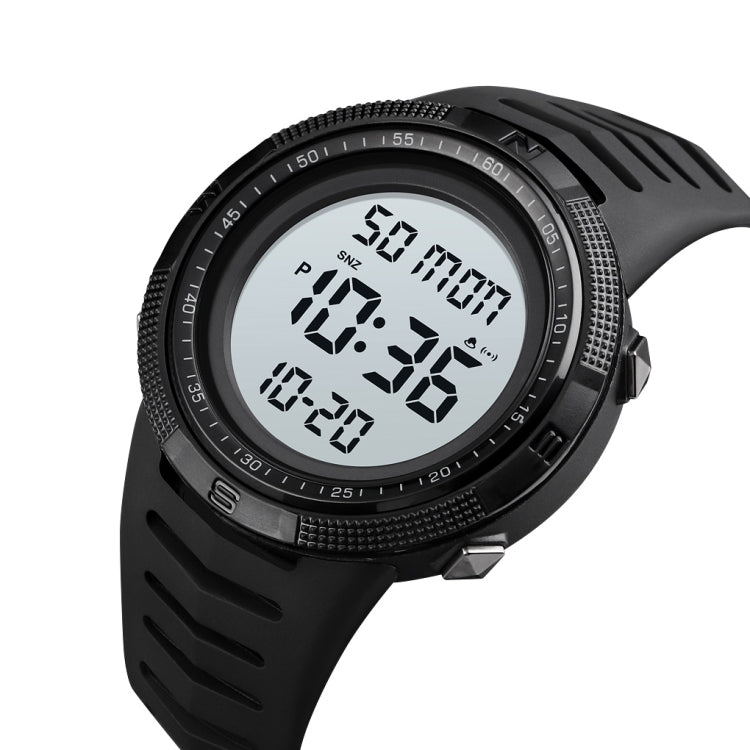 SKMEI 1632 Dual Time Display Luminous Electronic Watch, Support Alarm Clock(Black and White) - free shipping - PMC TechLife - Order now!