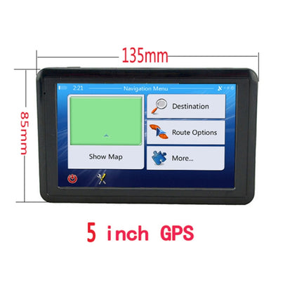 Q5 Car 5 inch HD TFT Touch Screen GPS Navigator Support TF Card / MP3 / FM Transmitter, Specification:Europe Map - Car Monitor by PMC Jewellery | Online Shopping South Africa | PMC Jewellery | Buy Now Pay Later Mobicred