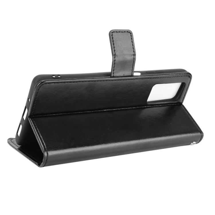 For Blackview A100 Crazy Horse Texture Horizontal Flip Leather Case with Holder & Card Slots & Lanyard(Black) - More Brand by PMC Jewellery | Online Shopping South Africa | PMC Jewellery | Buy Now Pay Later Mobicred