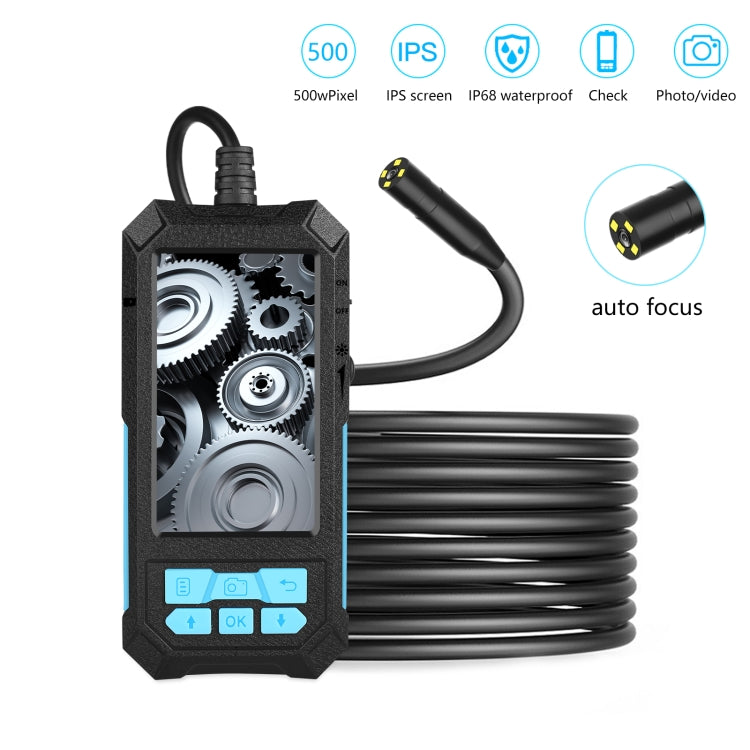 P90 11mm 4.5 inch HD 500W Autofocus Camera Endoscope Portable Waterproof Industrial Pipe Endoscope, Hard Cable Length: 2m -  by PMC Jewellery | Online Shopping South Africa | PMC Jewellery | Buy Now Pay Later Mobicred