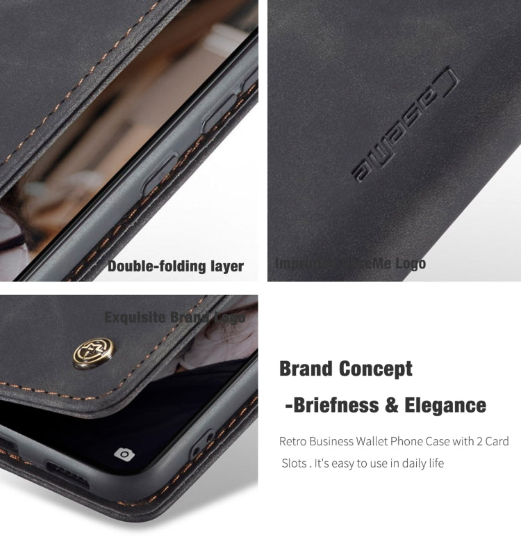 CaseMe 013 Multifunctional Horizontal Flip Leather Case with Holder & Card Slot & Wallet For Huawei P50(Black) - Huawei Cases by CaseMe | Online Shopping South Africa | PMC Jewellery | Buy Now Pay Later Mobicred