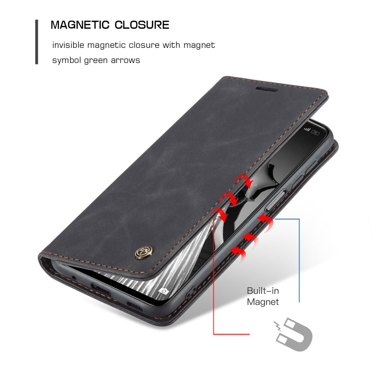 CaseMe 013 Multifunctional Horizontal Flip Leather Case with Holder & Card Slot & Wallet For Xiaomi Redmi Note 10 5G(Black) - Xiaomi Cases by CaseMe | Online Shopping South Africa | PMC Jewellery | Buy Now Pay Later Mobicred