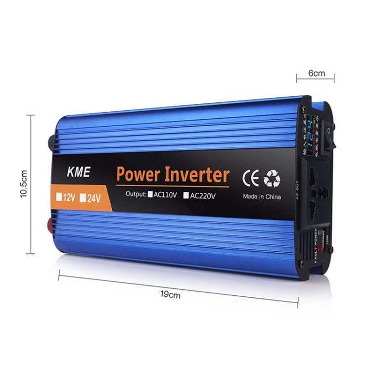 Carmaer 1200W Car Smart Multi-function Digital Display Inverter Household Power Converter, Specification:36V to 220V - Modified Square Wave by PMC Jewellery | Online Shopping South Africa | PMC Jewellery | Buy Now Pay Later Mobicred
