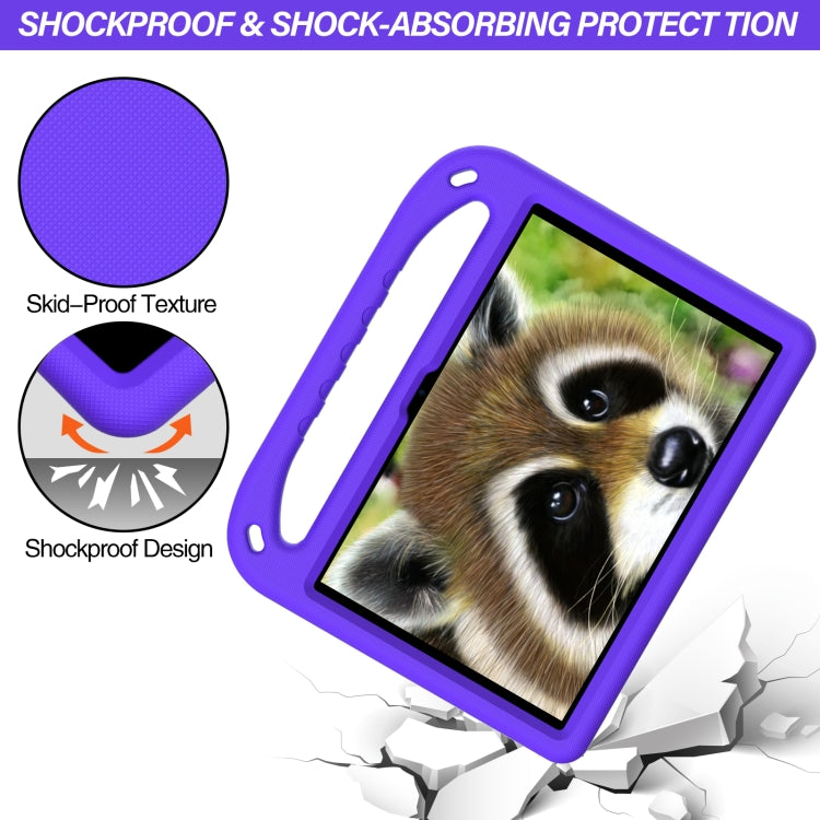 For Huawei Enjoy Tablet 2 / MatePad T10 / T10s Portable Handle EVA Shockproof Anti Falling Protective Case with Triangle Holder(Purple) - Huawei by PMC TechLife | Online Shopping South Africa | PMC TechLife | Buy Now Pay Later Mobicred