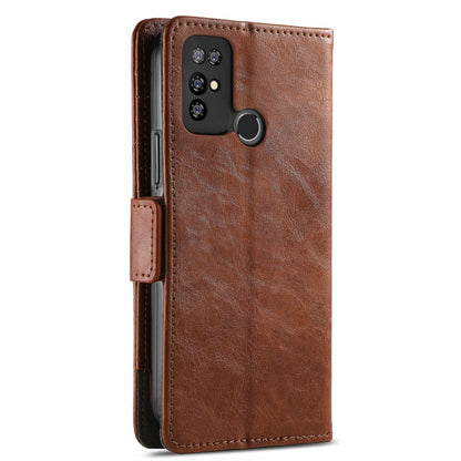 For Doogee X96 Pro CaseNeo Business Splicing Dual Magnetic Buckle Horizontal Flip PU Leather Case with Holder & Card Slots & Wallet(Brown) - More Brand by PMC Jewellery | Online Shopping South Africa | PMC Jewellery | Buy Now Pay Later Mobicred