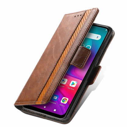 For Doogee X96 Pro CaseNeo Business Splicing Dual Magnetic Buckle Horizontal Flip PU Leather Case with Holder & Card Slots & Wallet(Brown) - More Brand by PMC Jewellery | Online Shopping South Africa | PMC Jewellery | Buy Now Pay Later Mobicred