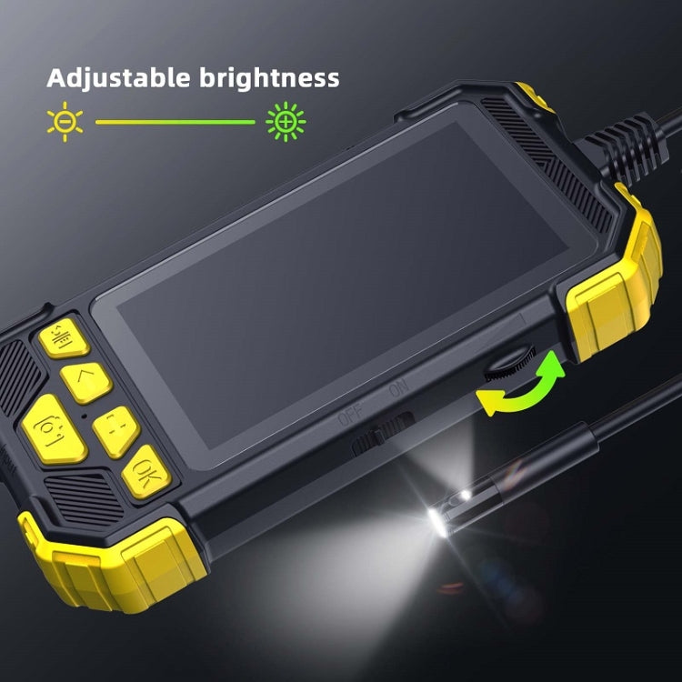 Y19 3.9mm Single Lens Hand-held Hard-wire Endoscope with 4.3-inch IPS Color LCD Screen, Cable Length:5m(Yellow) -  by PMC TechLife | Online Shopping South Africa | PMC TechLife | Buy Now Pay Later Mobicred