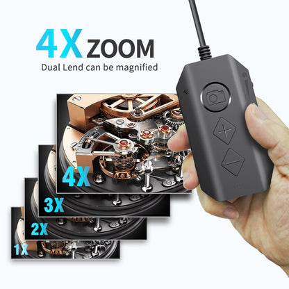 Y17 5MP 7.9mm Dual-lens HD Autofocus WiFi Industrial Digital Endoscope Zoomable Snake Camera, Cable Length:3.5m Hard Cable(Black) -  by PMC Jewellery | Online Shopping South Africa | PMC Jewellery | Buy Now Pay Later Mobicred