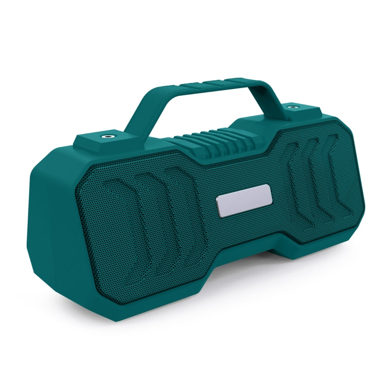 New Rixing NR-4500M Bluetooth 5.0 Portable Outdoor Karaoke Wireless Bluetooth Speaker with Microphone(Green) - Desktop Speaker by NewRixing | Online Shopping South Africa | PMC Jewellery | Buy Now Pay Later Mobicred