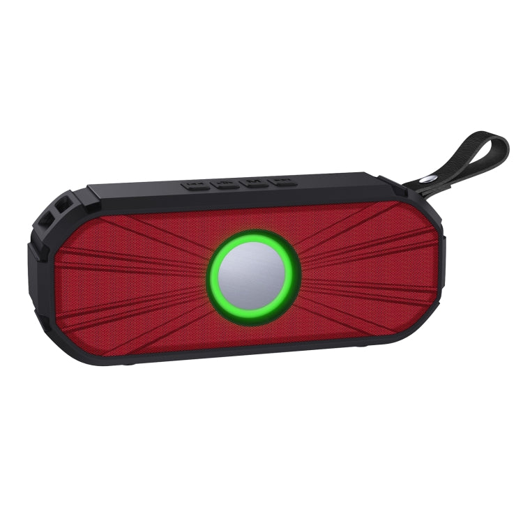 New Rixing NR-9012 Bluetooth 5.0 Portable Outdoor Wireless Bluetooth Speaker(Red) - free shipping - PMC Jewellery - Order now!