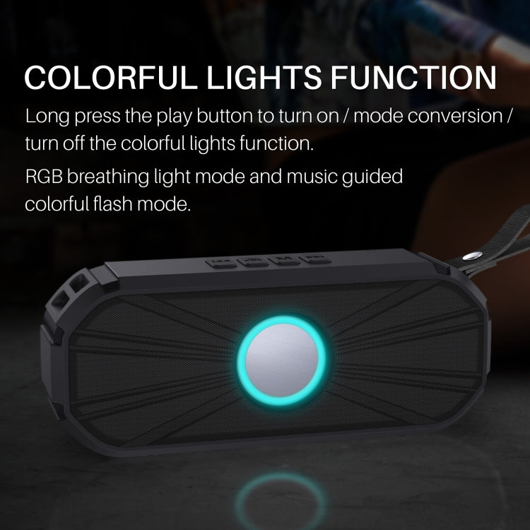 New Rixing NR-9012 Bluetooth 5.0 Portable Outdoor Wireless Bluetooth Speaker(Red) - free shipping - PMC Jewellery - Order now!