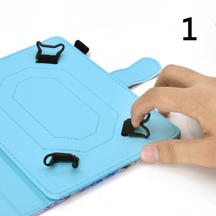 10 inch Universal Colored Drawing Horizontal Flip PU Leather Case with Holder & Card Slot(Panda) - 10 - 11 inch by PMC TechLife | Online Shopping South Africa | PMC TechLife | Buy Now Pay Later Mobicred