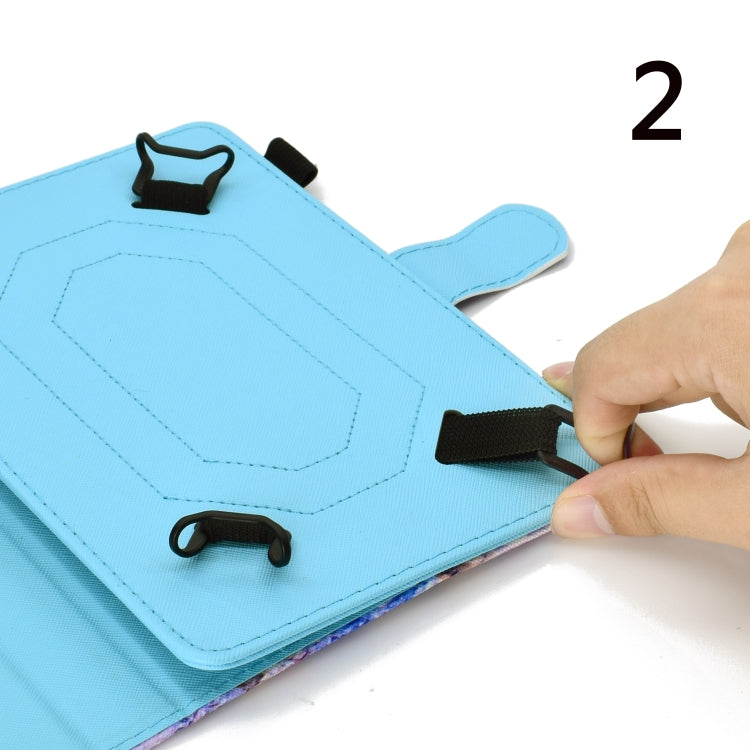 10 inch Universal Colored Drawing Horizontal Flip PU Leather Case with Holder & Card Slot(Rainbow Owl) - 10 - 11 inch by PMC TechLife | Online Shopping South Africa | PMC TechLife | Buy Now Pay Later Mobicred