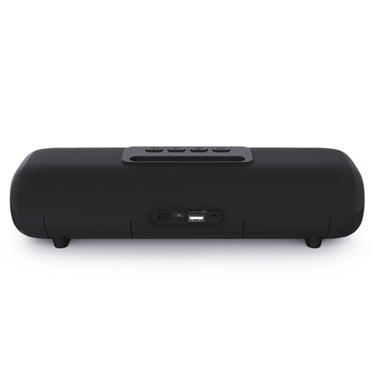 NewRixing NR-2027 TWS Long Bar Shaped Bluetooth Speaker with Mobile Phone Holder(Black) - Desktop Speaker by NewRixing | Online Shopping South Africa | PMC Jewellery | Buy Now Pay Later Mobicred