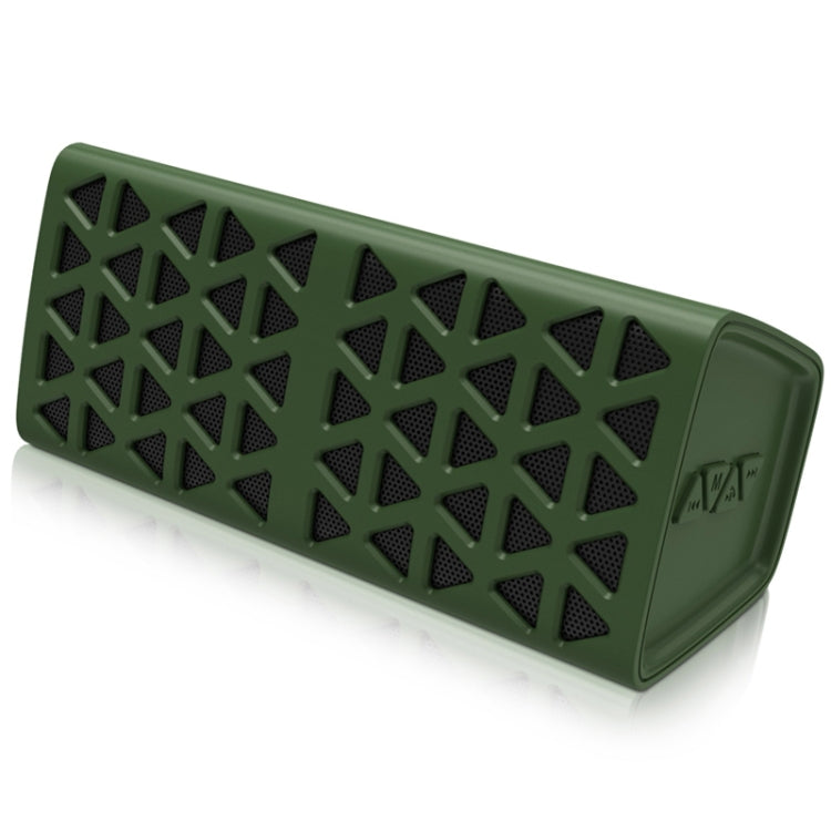 NewRixing NR-3021 TWS Hollow Triangle Pattern Bluetooth Speaker(Green) - Desktop Speaker by NewRixing | Online Shopping South Africa | PMC Jewellery | Buy Now Pay Later Mobicred