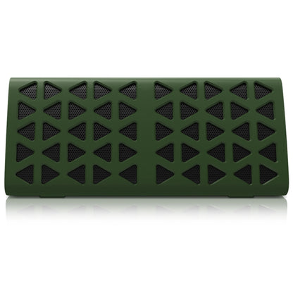 NewRixing NR-3021 TWS Hollow Triangle Pattern Bluetooth Speaker(Green) - Desktop Speaker by NewRixing | Online Shopping South Africa | PMC Jewellery | Buy Now Pay Later Mobicred