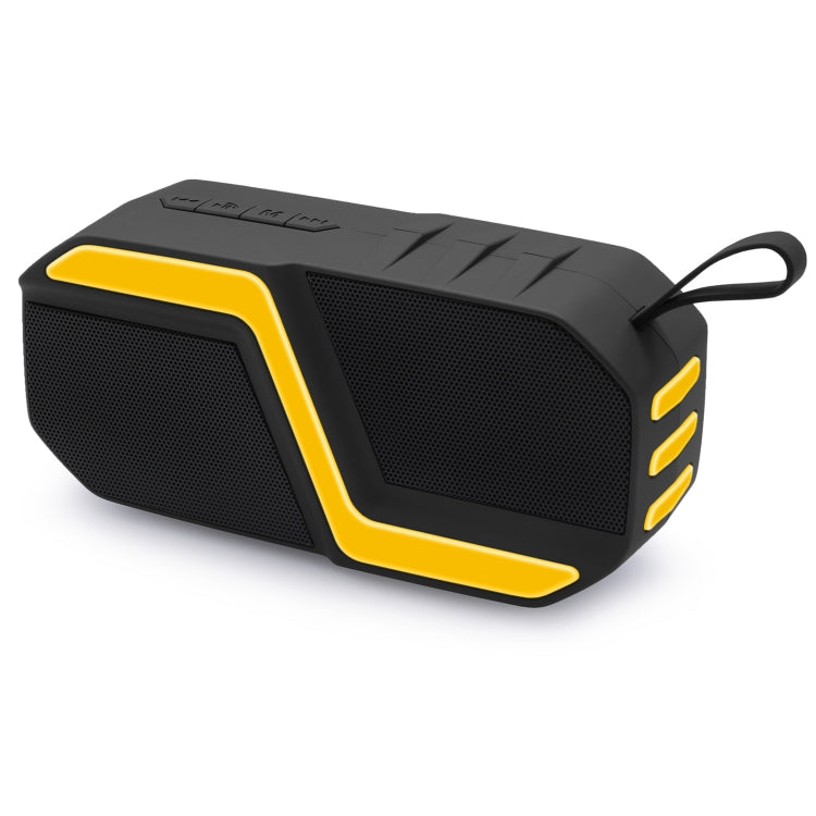 NewRixing NR-5019 Outdoor Portable Bluetooth Speaker, Support Hands-free Call / TF Card / FM / U Disk(Yellow) - Desktop Speaker by NewRixing | Online Shopping South Africa | PMC Jewellery | Buy Now Pay Later Mobicred