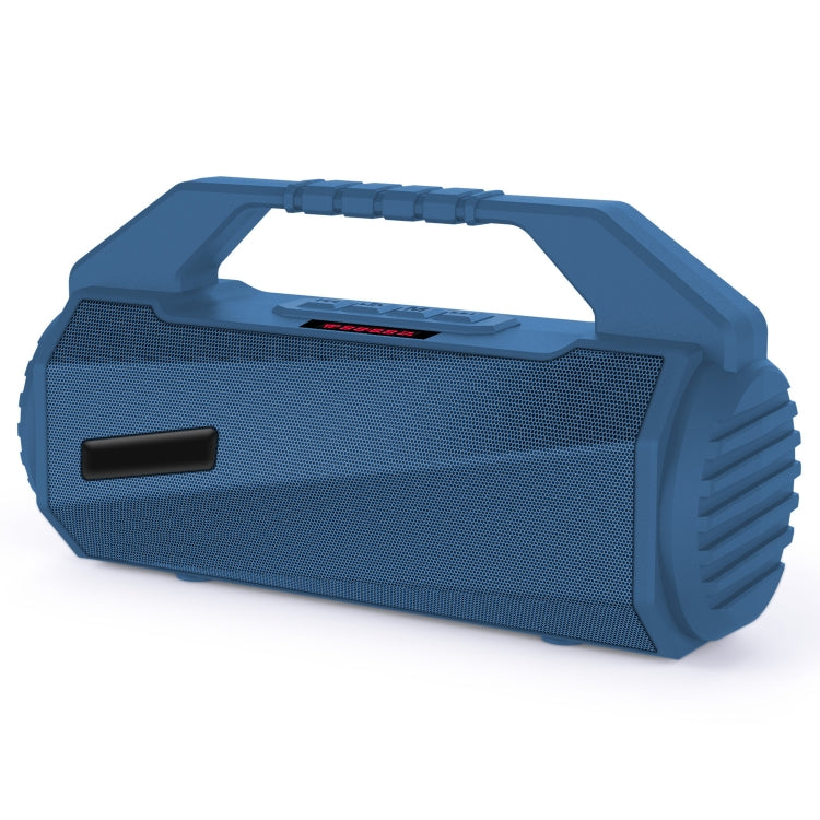 NewRixing NR-4025P with Screen Outdoor Splash-proof Water Portable Bluetooth Speaker, Support Hands-free Call / TF Card / FM / U Disk(Blue) - Desktop Speaker by NewRixing | Online Shopping South Africa | PMC Jewellery | Buy Now Pay Later Mobicred