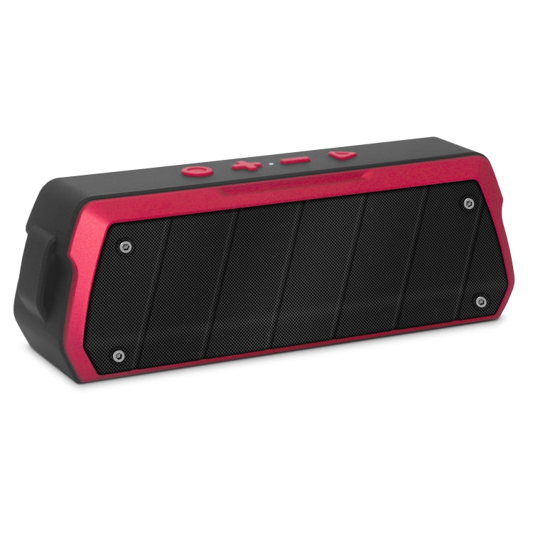 NewRixing NR-5000 IPX5 High Fidelity Bluetooth Speaker, Support Hands-free Call / TF Card / FM / U Disk(Red) - free shipping - PMC Jewellery - Order now!