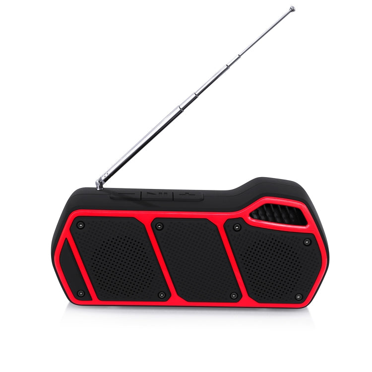 NewRixing NR-5011fm Outdoor Portable Bluetooth Speakerr, Support Hands-free Call / TF Card / FM / U Disk(Red) - Desktop Speaker by NewRixing | Online Shopping South Africa | PMC Jewellery | Buy Now Pay Later Mobicred