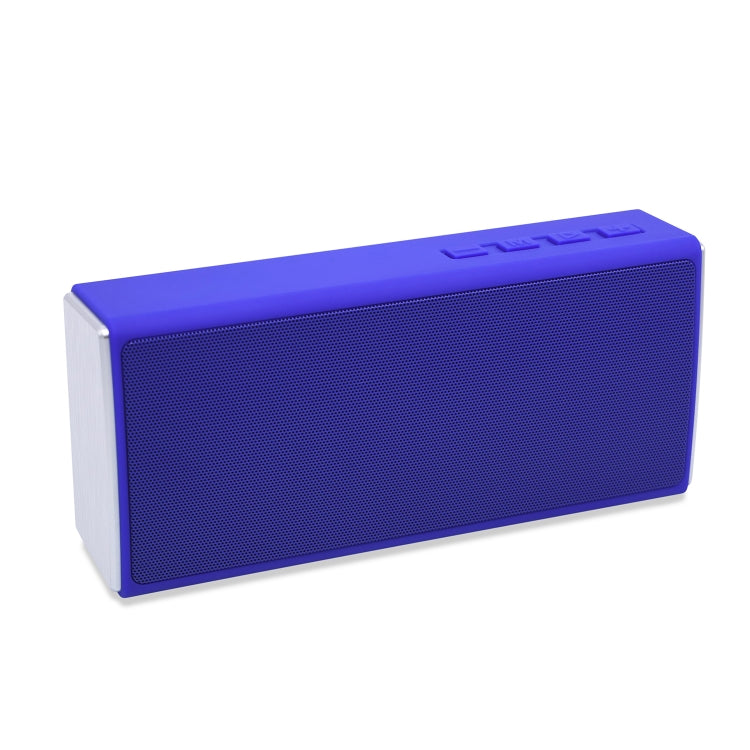 NewRixing NR-5012 Desktop Plating Bluetooth Speakerr, Support Hands-free Call / TF Card / FM / U Disk(Blue) - Desktop Speaker by NewRixing | Online Shopping South Africa | PMC Jewellery | Buy Now Pay Later Mobicred