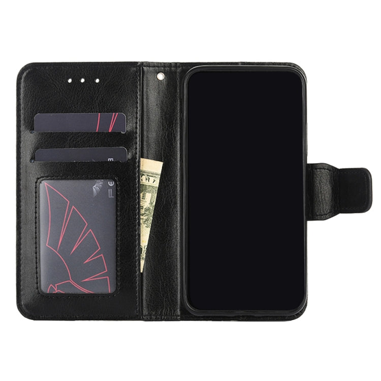 For Doogee X95 Crystal Texture Horizontal Flip Leather Case with Holder & Card Slots & Wallet(Black) - More Brand by PMC Jewellery | Online Shopping South Africa | PMC Jewellery | Buy Now Pay Later Mobicred