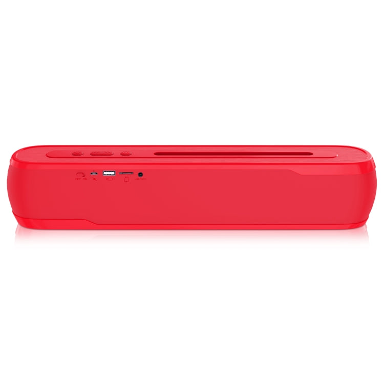 NewRixing NR-9017 Outdoor Portable Bluetooth Speaker with Phone Holder, Support Hands-free Call / TF Card / FM / U Disk(Red) - Desktop Speaker by NewRixing | Online Shopping South Africa | PMC Jewellery | Buy Now Pay Later Mobicred