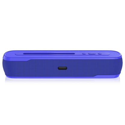 NewRixing NR-9017 Outdoor Portable Bluetooth Speaker with Phone Holder, Support Hands-free Call / TF Card / FM / U Disk(Blue) - Desktop Speaker by NewRixing | Online Shopping South Africa | PMC Jewellery | Buy Now Pay Later Mobicred