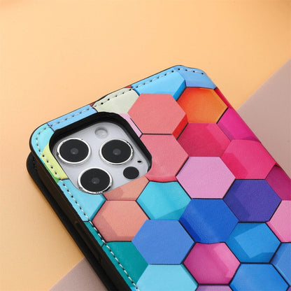 For Blackview A100 Colorful Magnetic Horizontal Flip PU Leather Case with Holder & Card Slot & Wallet(Colorful Cube) - More Brand by PMC Jewellery | Online Shopping South Africa | PMC Jewellery | Buy Now Pay Later Mobicred