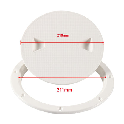 A5901-03 8 inch Boat / Yacht Round Deck Cover Hatch Case - Marine Accessories & Parts by PMC Jewellery | Online Shopping South Africa | PMC Jewellery | Buy Now Pay Later Mobicred