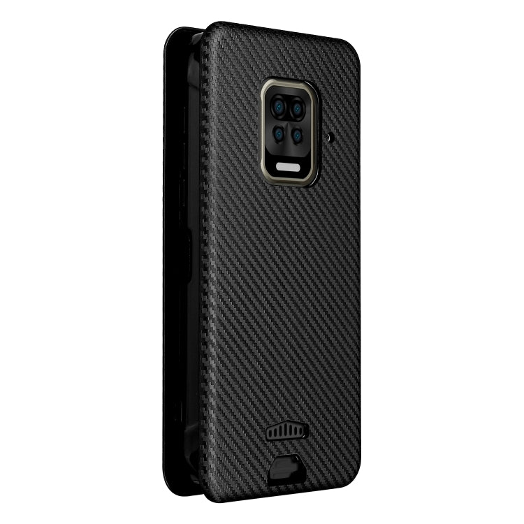 For Doogee S59 / S59 Pro Carbon Fiber Texture Horizontal Flip TPU + PC + PU Leather Case with Card Slot(Black) - More Brand by PMC Jewellery | Online Shopping South Africa | PMC Jewellery | Buy Now Pay Later Mobicred