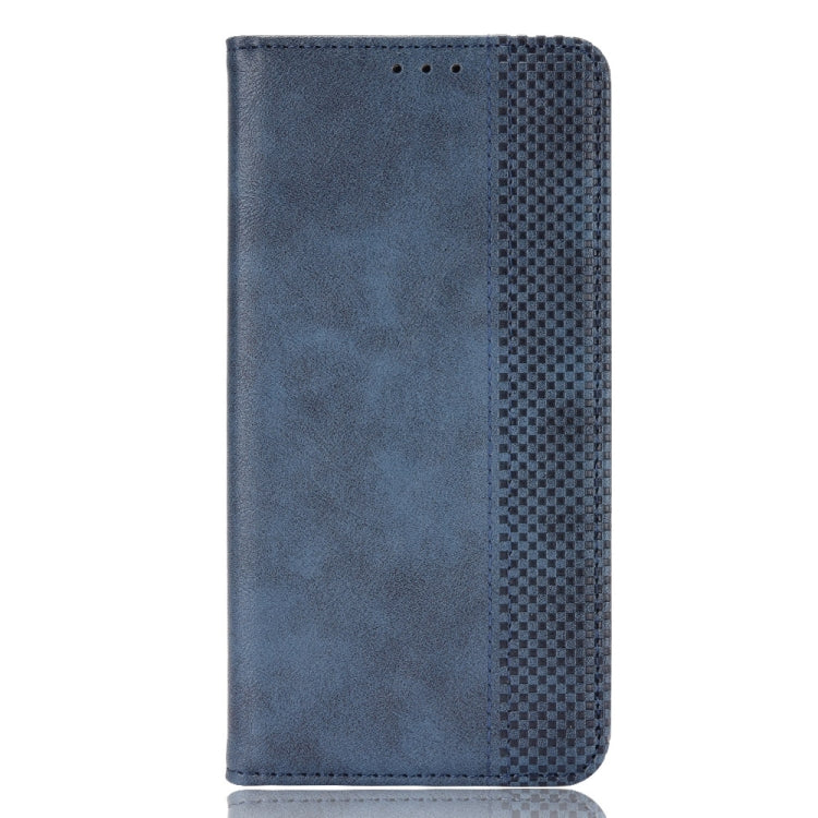 For Doogee S88 Plus / S88 Pro Magnetic Buckle Retro Crazy Horse Texture Horizontal Flip Leather Case with Holder & Card Slots & Photo Frame(Blue) - More Brand by PMC Jewellery | Online Shopping South Africa | PMC Jewellery | Buy Now Pay Later Mobicred