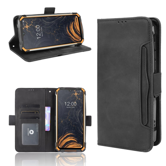 For Doogee S88 Plus / S88 Pro Skin Feel Calf Pattern Horizontal Flip Leather Case with Holder & Card Slots & Photo Frame(Black) - More Brand by PMC Jewellery | Online Shopping South Africa | PMC Jewellery | Buy Now Pay Later Mobicred