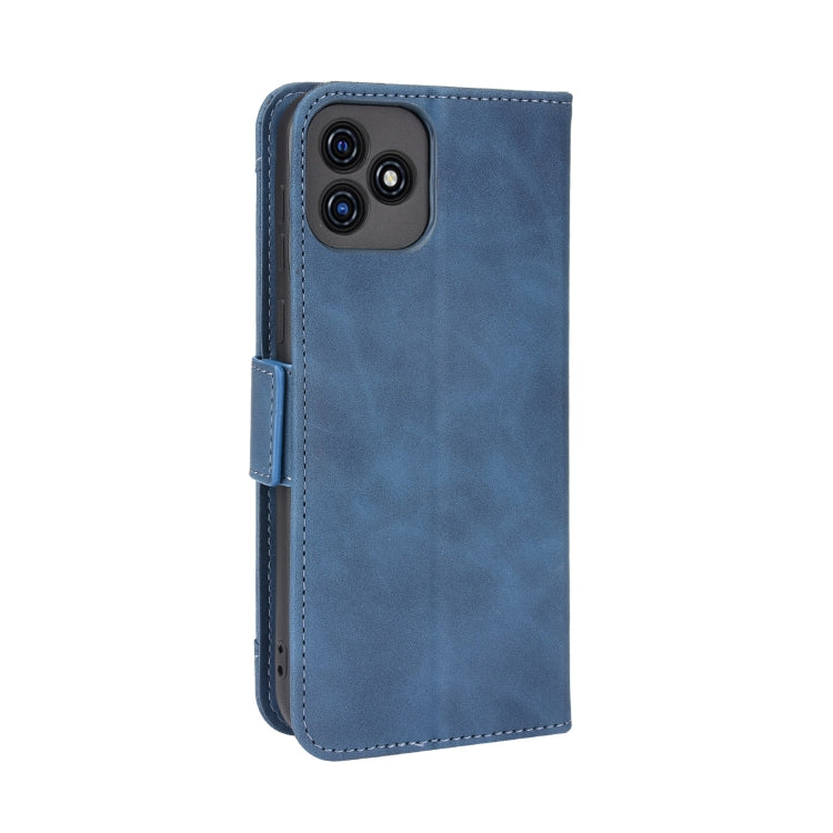 For Blackview Oscal C20 Skin Feel Calf Pattern Horizontal Flip Leather Case with Holder & Card Slots & Photo Frame(Blue) - More Brand by PMC Jewellery | Online Shopping South Africa | PMC Jewellery | Buy Now Pay Later Mobicred