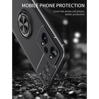 For OPPO Realme GT Neo2 Metal Ring Holder 360 Degree Rotating TPU Phone Case(Black) - Realme Cases by PMC Jewellery | Online Shopping South Africa | PMC Jewellery | Buy Now Pay Later Mobicred
