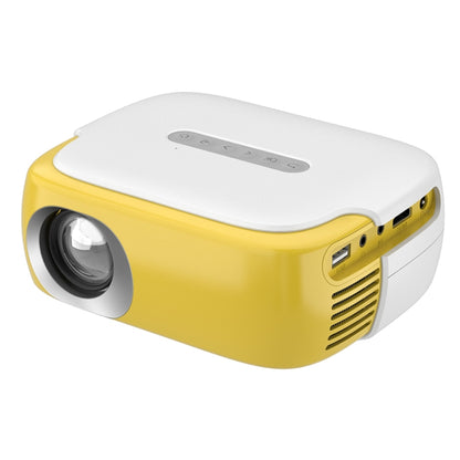 DR-860 1920x1080 1000 Lumens Portable Home Theater LED Projector, Plug Type: US Plug(Yellow  White) - LED Projector by PMC Jewellery | Online Shopping South Africa | PMC Jewellery | Buy Now Pay Later Mobicred