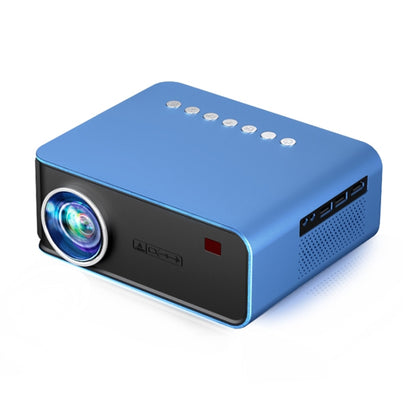 T4 Same Screen Version 1024x600 1200 Lumens Portable Home Theater LCD Projector, Plug Type:UK Plus(Blue) - Mini Projector by PMC Jewellery | Online Shopping South Africa | PMC Jewellery | Buy Now Pay Later Mobicred