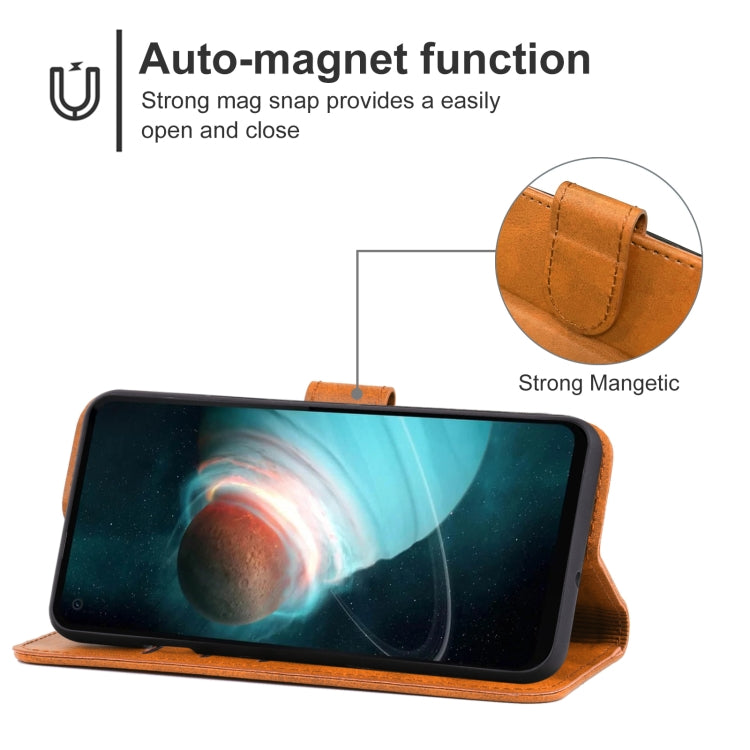 Leather Phone Case For Blackview BL6000 Pro 5G(Brown) - More Brand by PMC TechLife | Online Shopping South Africa | PMC TechLife | Buy Now Pay Later Mobicred