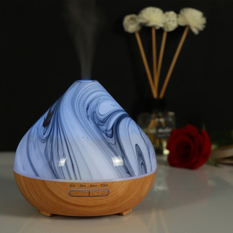 400ml Volcano Shape Humidifier Glass Aromatherapy Machine Automatic Alcohol Sprayer, Plug Specification:UK Plug(Khaki) - free shipping - PMC TechLife - Order now!