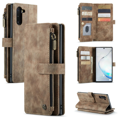 For Samsung Galaxy Note10 CaseMe-C30 Multifunctional Horizontal Flip PU + TPU Phone Case(Brown) - Galaxy Phone Cases by CaseMe | Online Shopping South Africa | PMC Jewellery | Buy Now Pay Later Mobicred