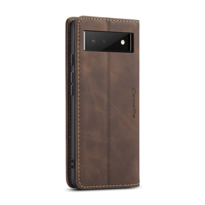 For Google Pixel 6 CaseMe 013 Multifunctional Horizontal Flip Leather Phone Case with Card Slot & Holder & Wallet(Coffee) - Google Cases by CaseMe | Online Shopping South Africa | PMC Jewellery | Buy Now Pay Later Mobicred